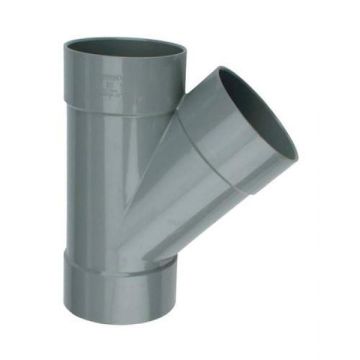 PVC T-stuk 32mm - hoek 45°