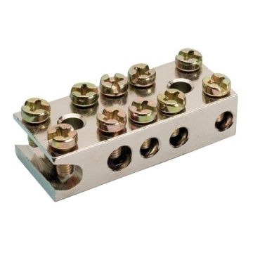 JMV radiatorklem H 2x25mm² + 3x6mm² schuin
