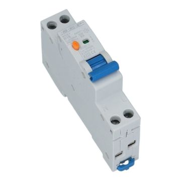 SEP aardlekautomaat 1 polig + nul 25A C 30mA 18mm 1 module