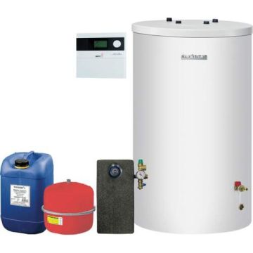 Nefit SolarLine 120 zonneboiler + 1 op dak verticale zonnecollectoren