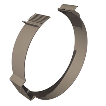Ubbink Aerfoam beugel - Ø125mm - grijs