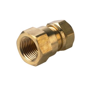 VSH overgangskoppeling (schroefbus) 3/4" x 22 mm conisch x knel - messing