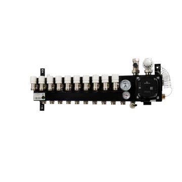 VTE SLIM verdeler vloerverwarming 10-groeps Grundfos pomp