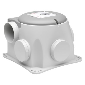 Vooraanzicht van de Zehnder ComfoFan Silent ventilatiebox - Perilex