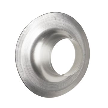 Vooraanzicht van de Zehnder plakplaat plat dak voor RPM - 150mm