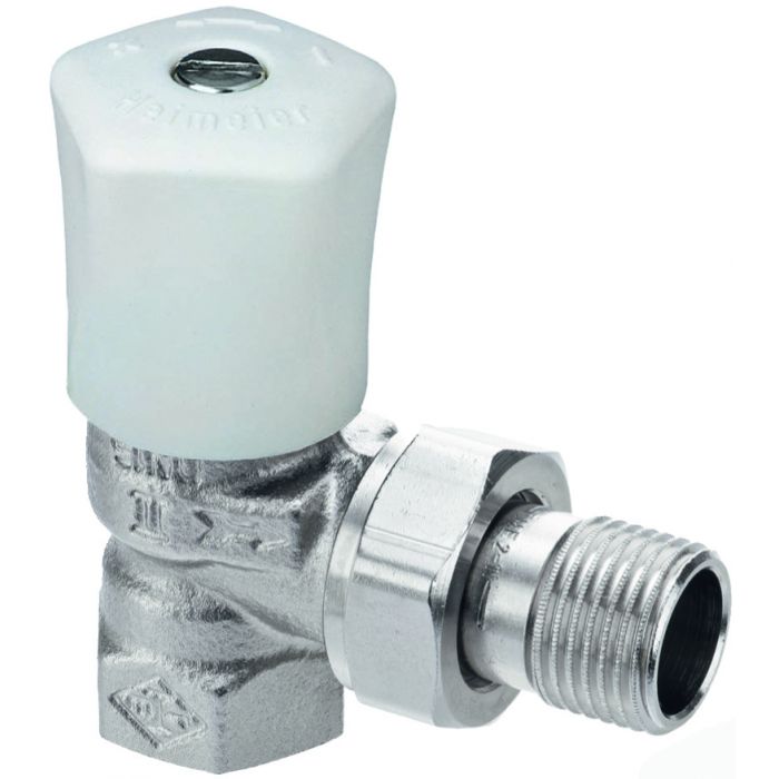 Heimeier Radiatorafsluiter Mikrotherm Radiatorafsl- Haaks- Dn10- Brons Vern-