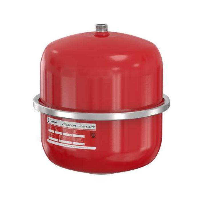 Flamco Flexcon Premium expansievat 12 liter 0,5 bar - rood