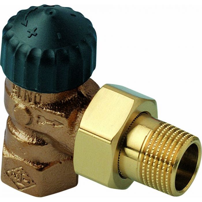 Heimeier Radiatorafsluiter Therm- Radiatorafsl- Standaard- Haaks- Dn15- Vern-