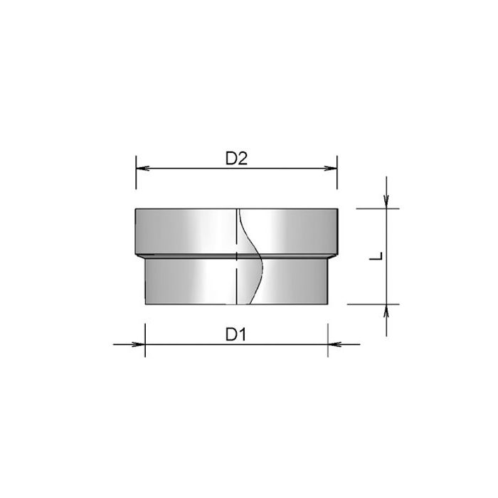 Burgerhout Verloop Dunw Alu 200/250