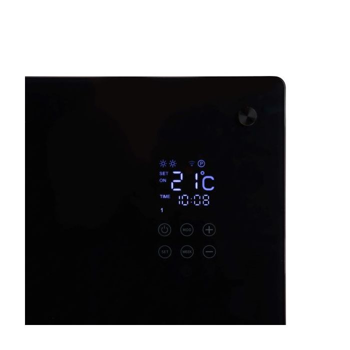 Eurom Alutherm Sani Verre 800 Wifi - zwart