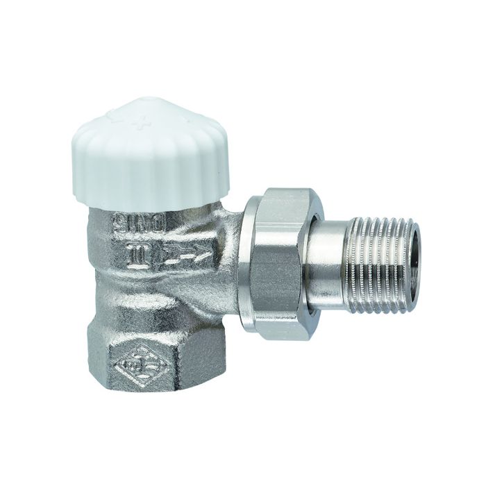 Heimeier V-Exact II thermostatische kraan haaks 3/4''