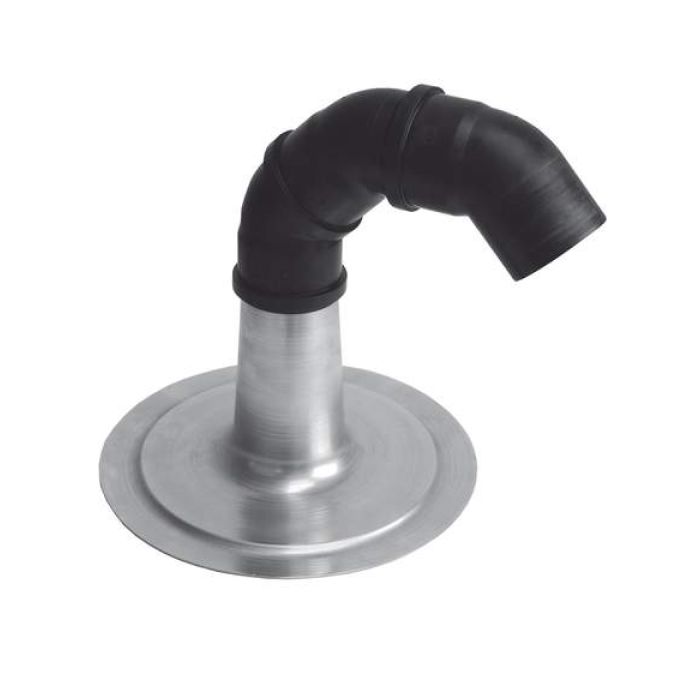 Anjo kabeldoorvoer Ø110mm aluminium plakplaat en 3 PP bochten