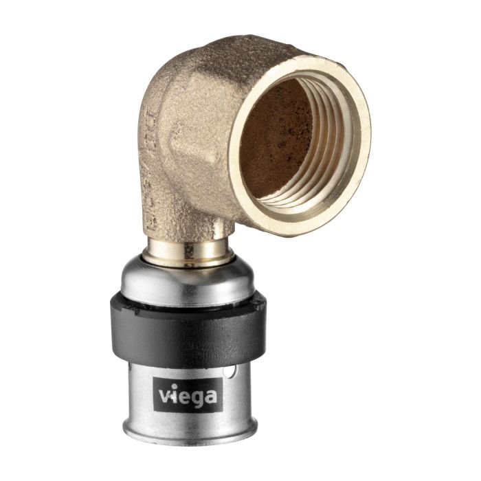 Viega Smartpress bocht 90° 16x1/2 pers x binnendraad - 730352