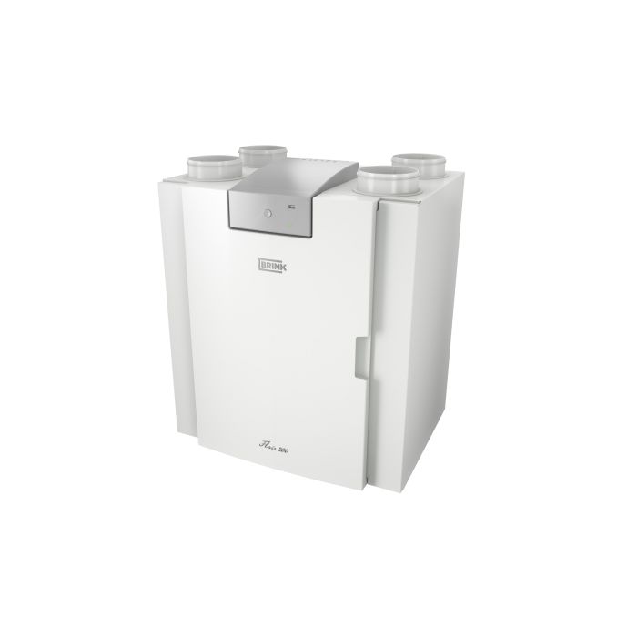 Vooraanzicht van de Brink Flair 200 Enthalpie WTW 4/0 rechts - 200m³/h