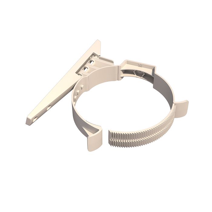 Ubbink dakbeschotbeugel Ø100-131mm PP - wit