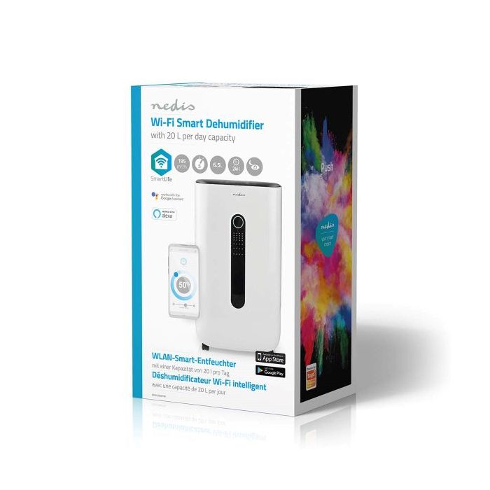 Nedis SmartLife luchtontvochtiger 195 m³/h