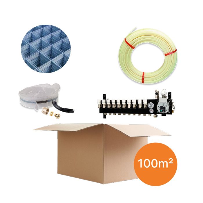 Inhoud vloerverwarmingspakket