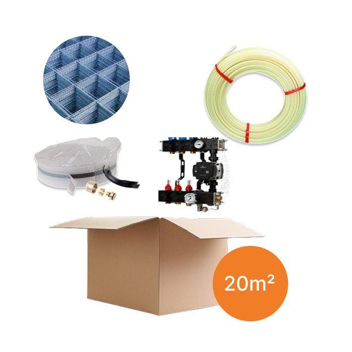 Inhoud vloerverwarmingspakket