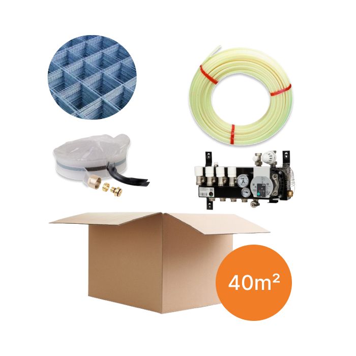 Inhoud vloerverwarmingspakket