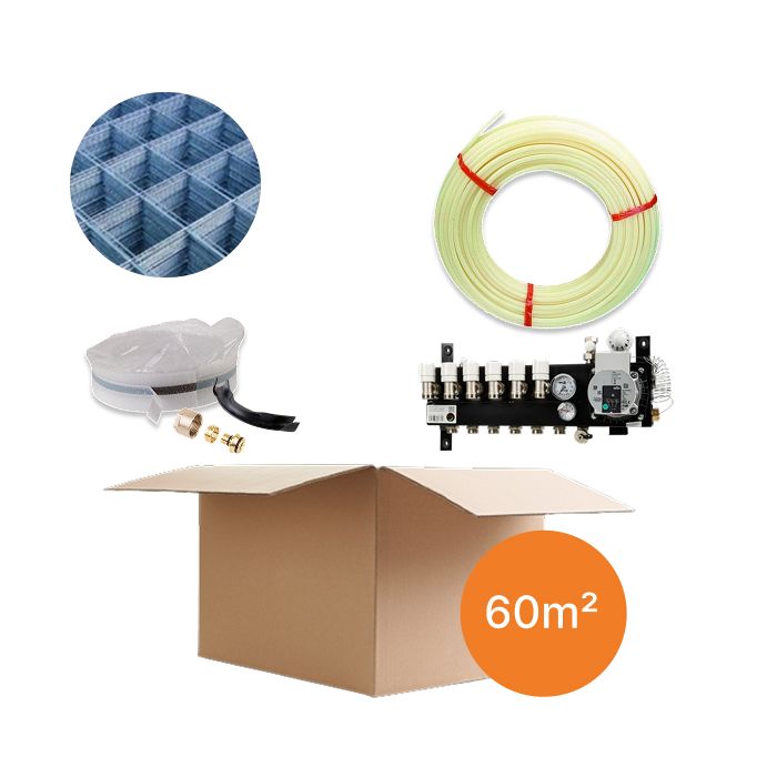 Inhoud vloerverwarmingspakket