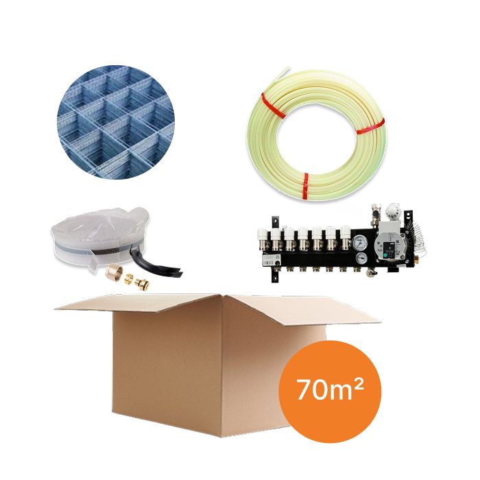 Inhoud vloerverwarmingspakket