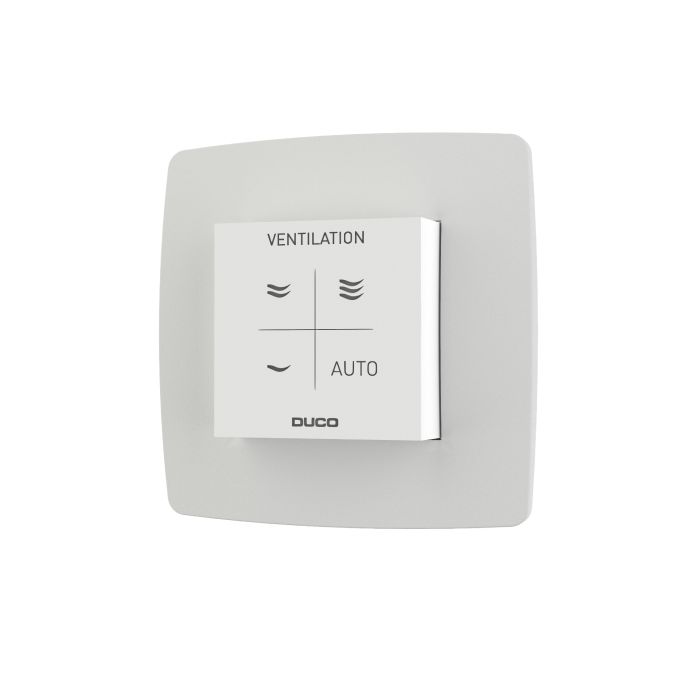 Duco CO2 ruimtesensor RF Wired in de kleur wit 