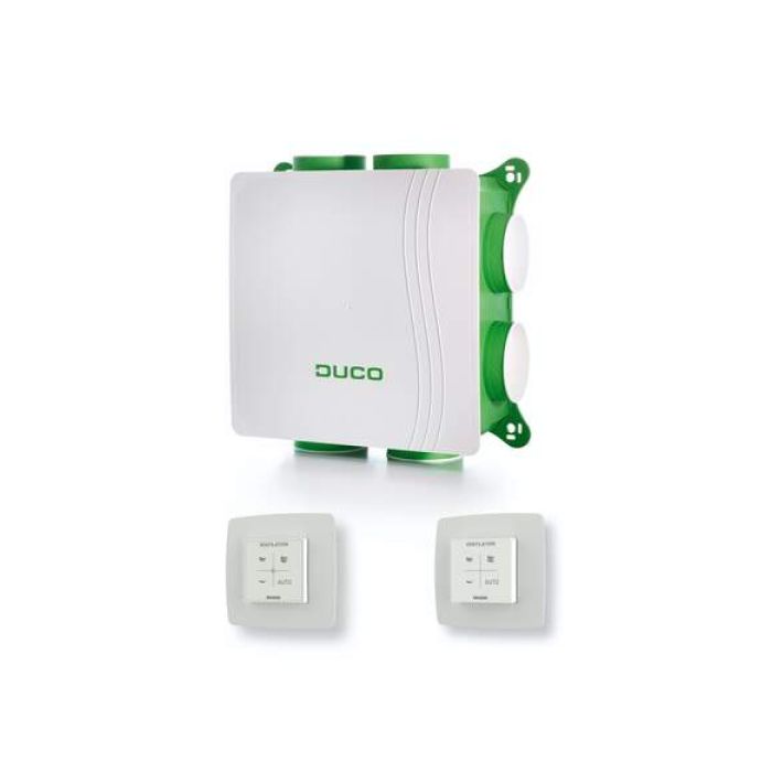 Duco DucoBox Silent all-in-one randaarde + CO2 sensor + afstandsbediening