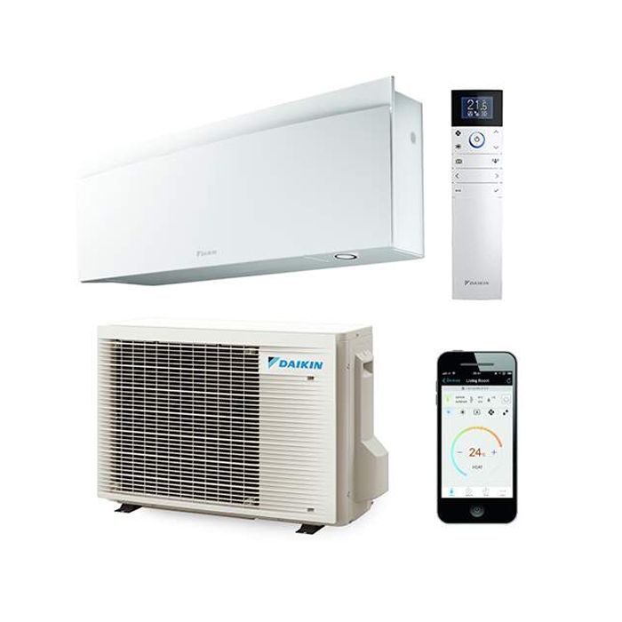 Daikin Emura split unit airco 2,5kW - Mat kristalwit