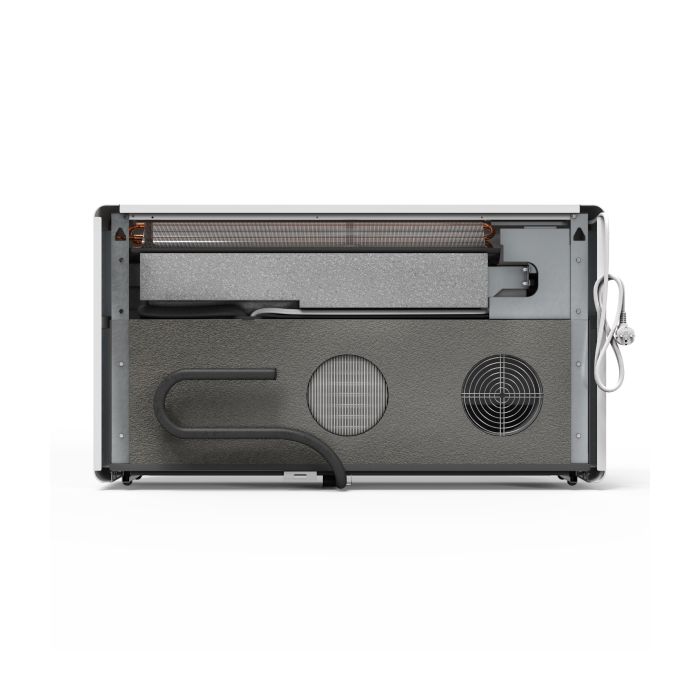 Fire + ice monoblock warmtepomp achteraanzicht