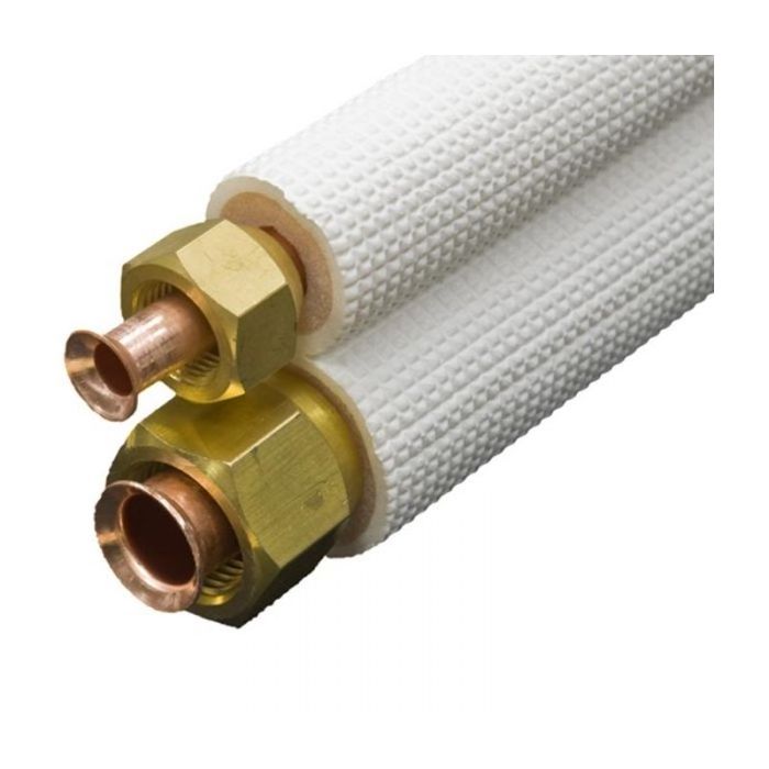 Aircotube koelleiding geisoleerd flare leidingset 1/4