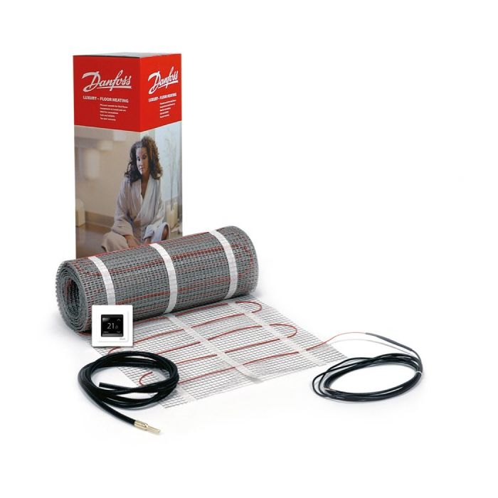 Danfoss EFTI elektrische vloerverwarming 5m2 met thermostaat