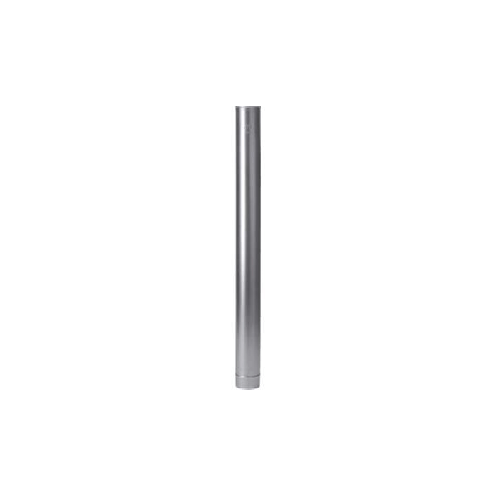 Alu rookgas buis dunwandig 130mm