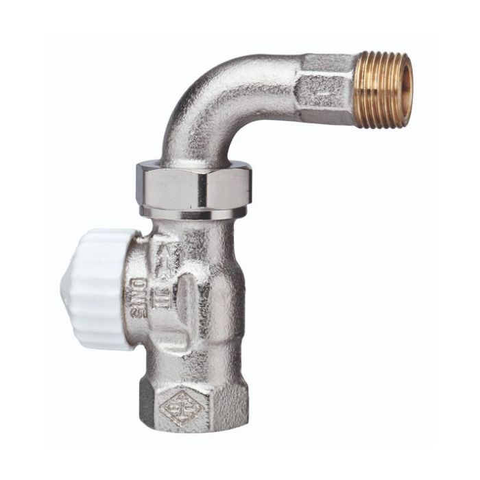 Heimeier Radiatorafsluiter Thermostatische Afsl- V-exakt Ii- Met Bocht- Dn15