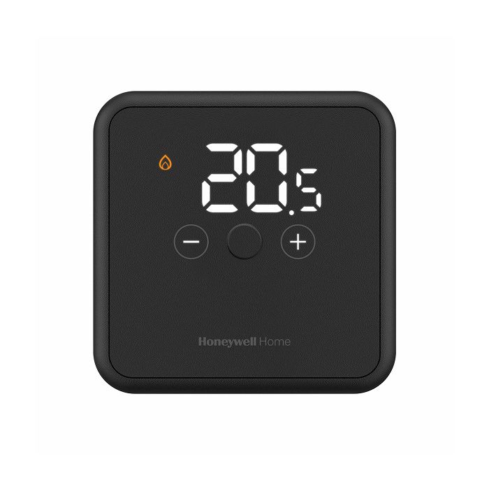 Zwarte Honeywell Home ruimtethermostaat DTS4R