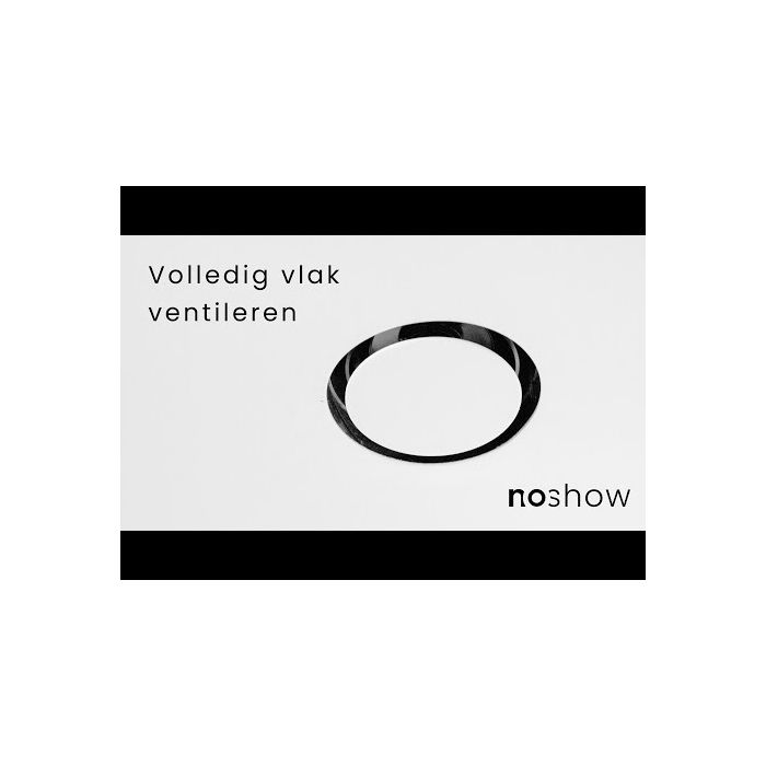 NoShow ventilatieventiel ø125 mm - wit