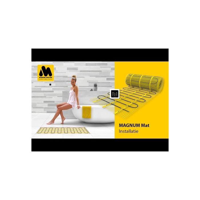 MAGNUM Mat 6,0m2 elektrische vloerverwarming 900W