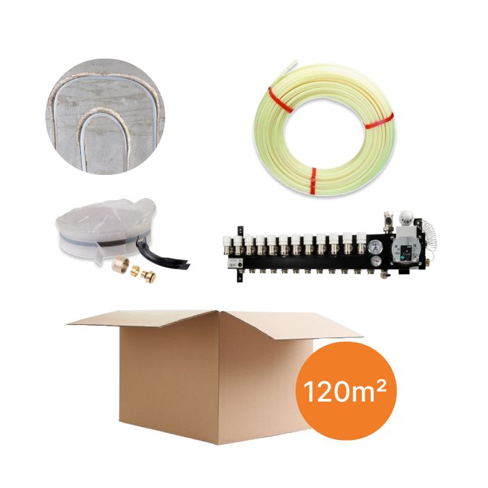 Inhoud vloerverwarmingspakket