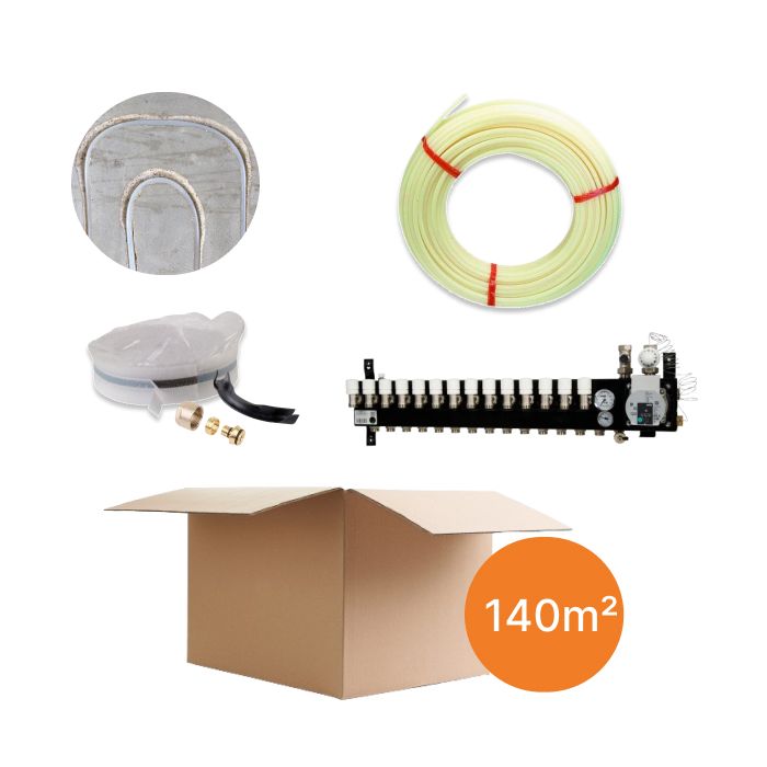 Inhoud vloerverwarmingspakket