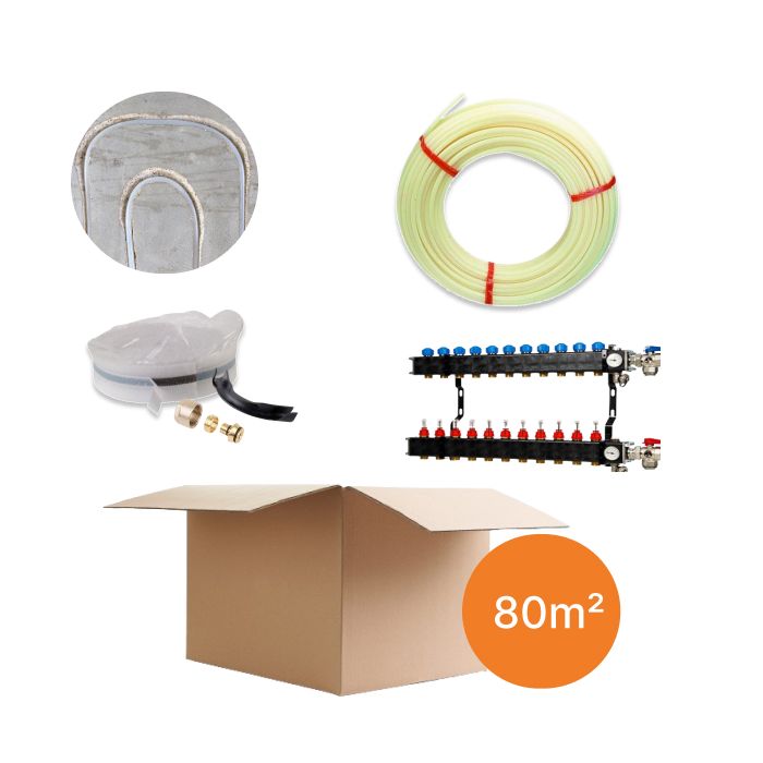 Inhoud vloerverwarmingspakket