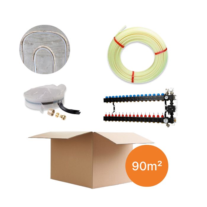 Inhoud vloerverwarmingspakket