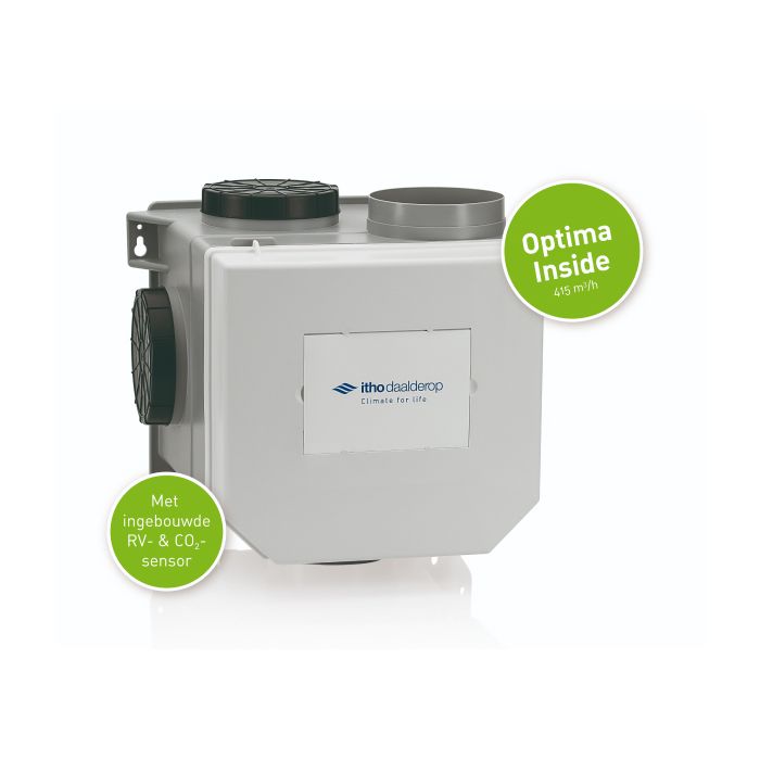 Ventilatiepakket Optima Inside CVE-S ECO HP van Itho Daalderop
