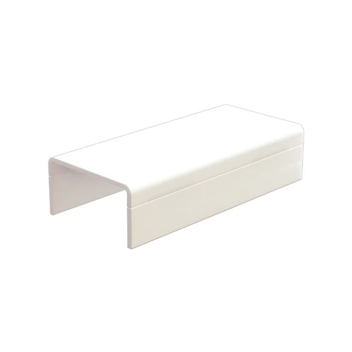 Canalit Koppelstuk met bodemstuk 25x13mm wit - 2 stuks