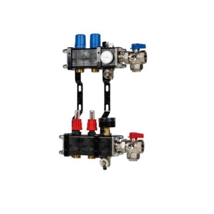 VTE composiet open verdeler - 2 groeps