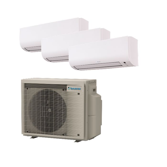Daikin multi-split airco 5,2kW R32 met 3x Daikin Comfora 2kW binnendeel