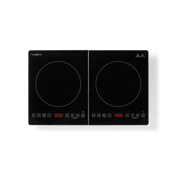Nedis inductiekookplaat - 2 kookzones - 3500 W