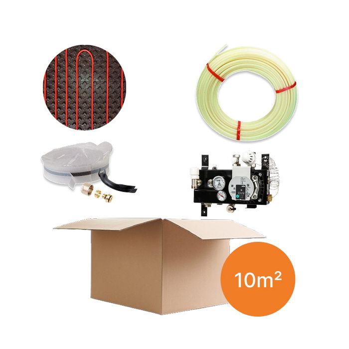 Inhoud vloerverwarmingspakket