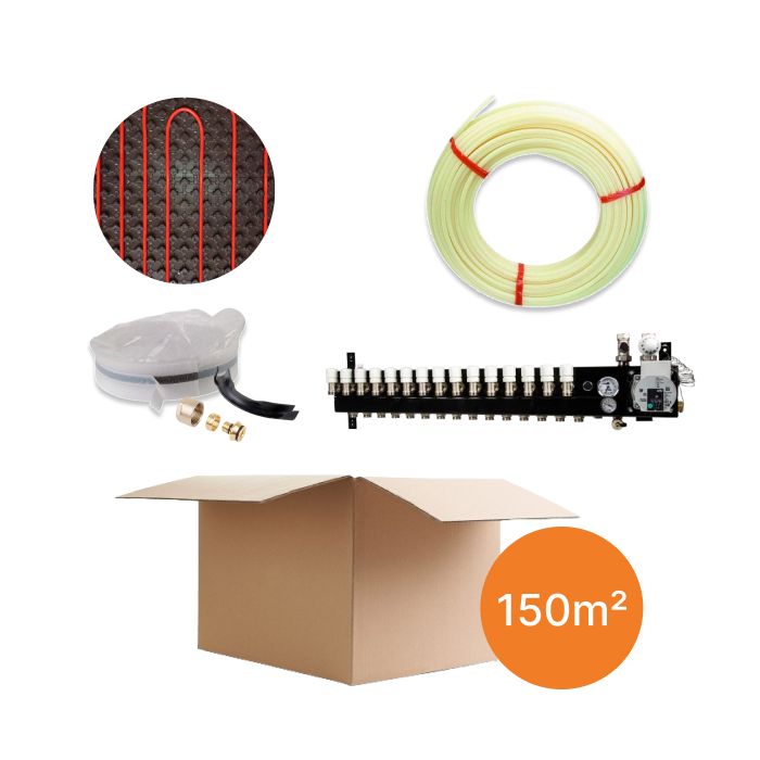 Inhoud vloerverwarmingspakket