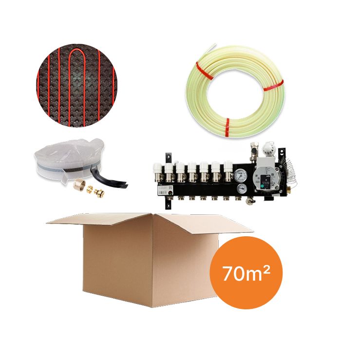 Inhoud vloerverwarmingspakket