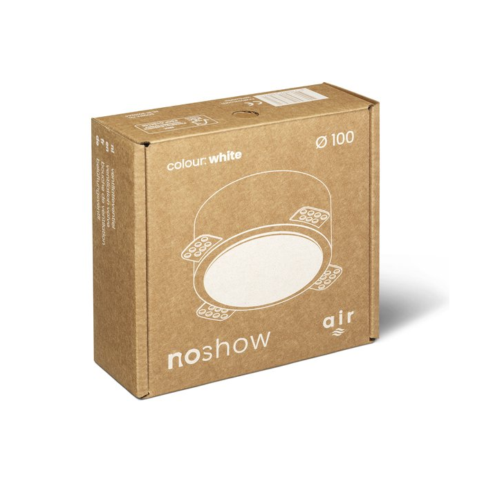 NoShow ventilatieventiel ø100 - wit
