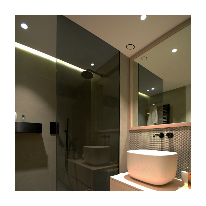 NoShow ventilatieventiel ø125 - zwart